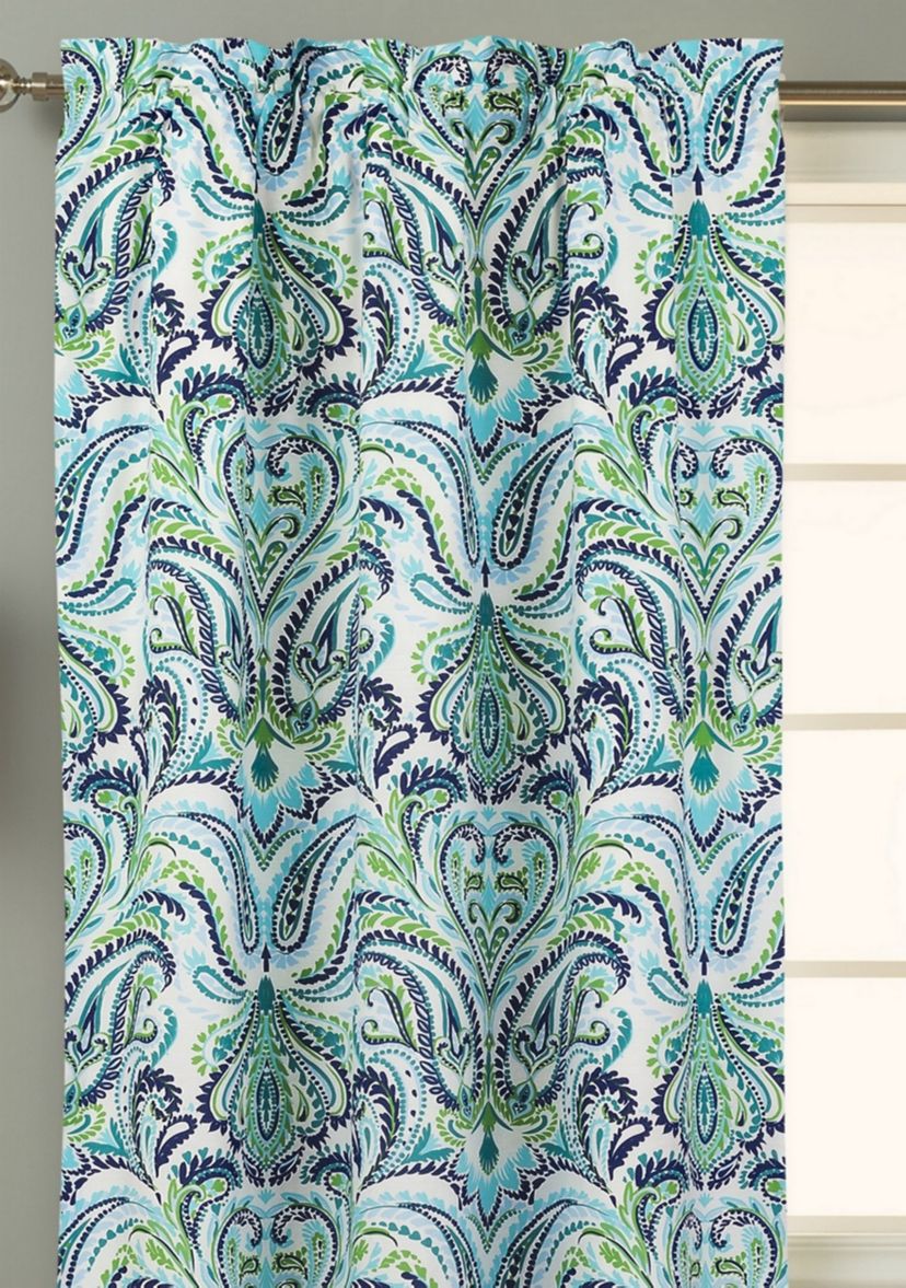 Provence Paisley Window Panel Pair
