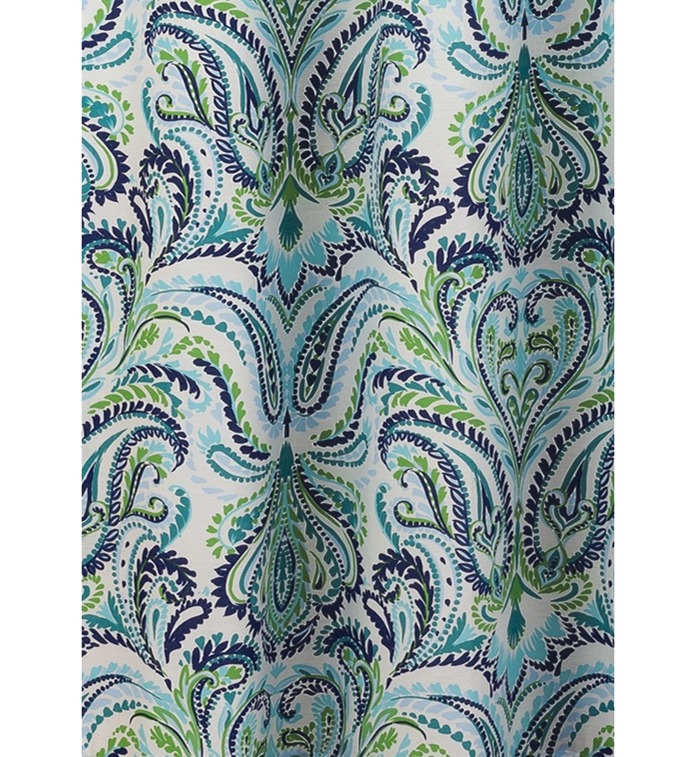 Provence Paisley Window Panel Pair