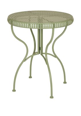 Glitz Home Metal Mint Green Folding Patio Dining Table Belk