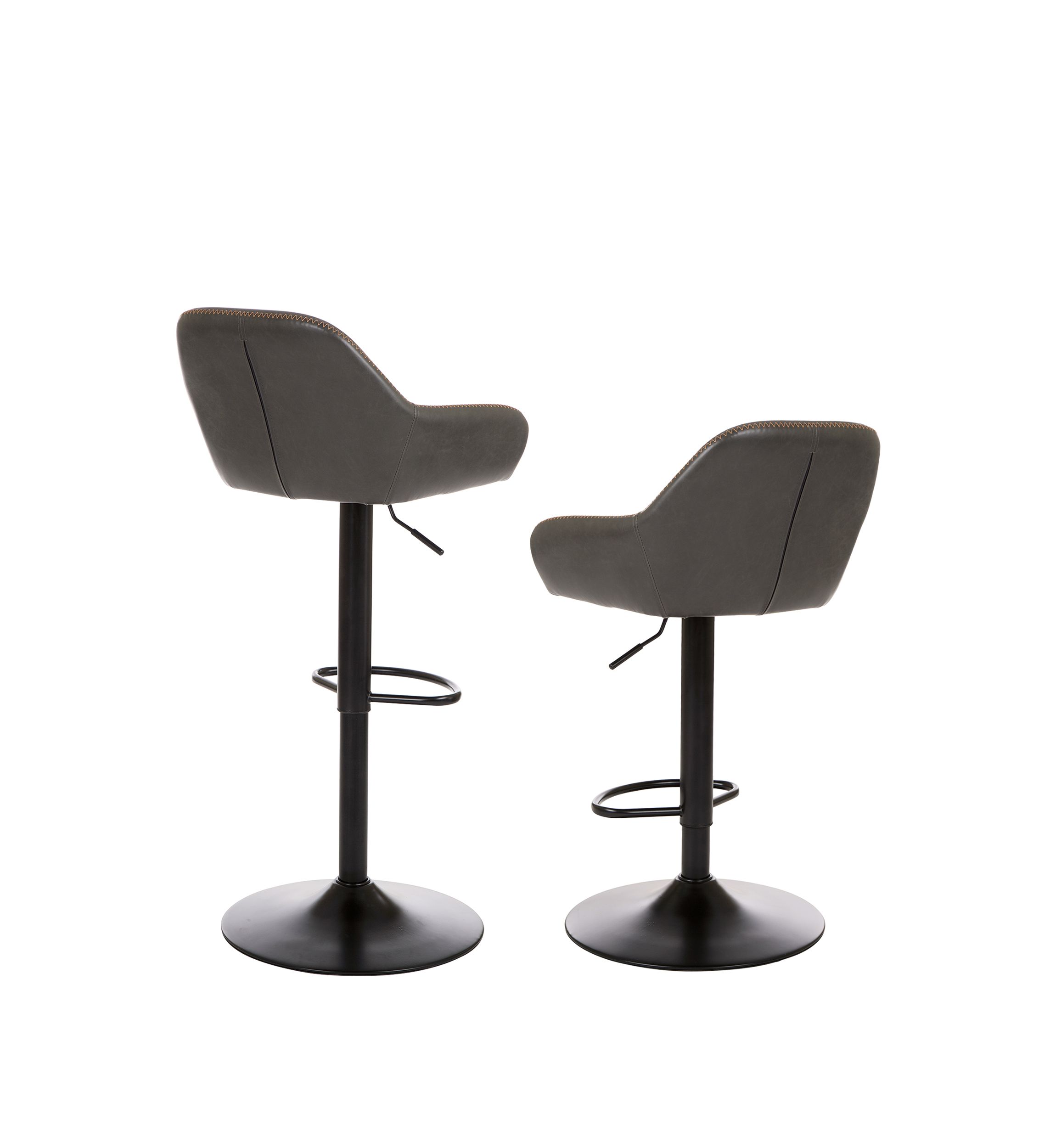 Leatherette Bar Stool, Set of 2