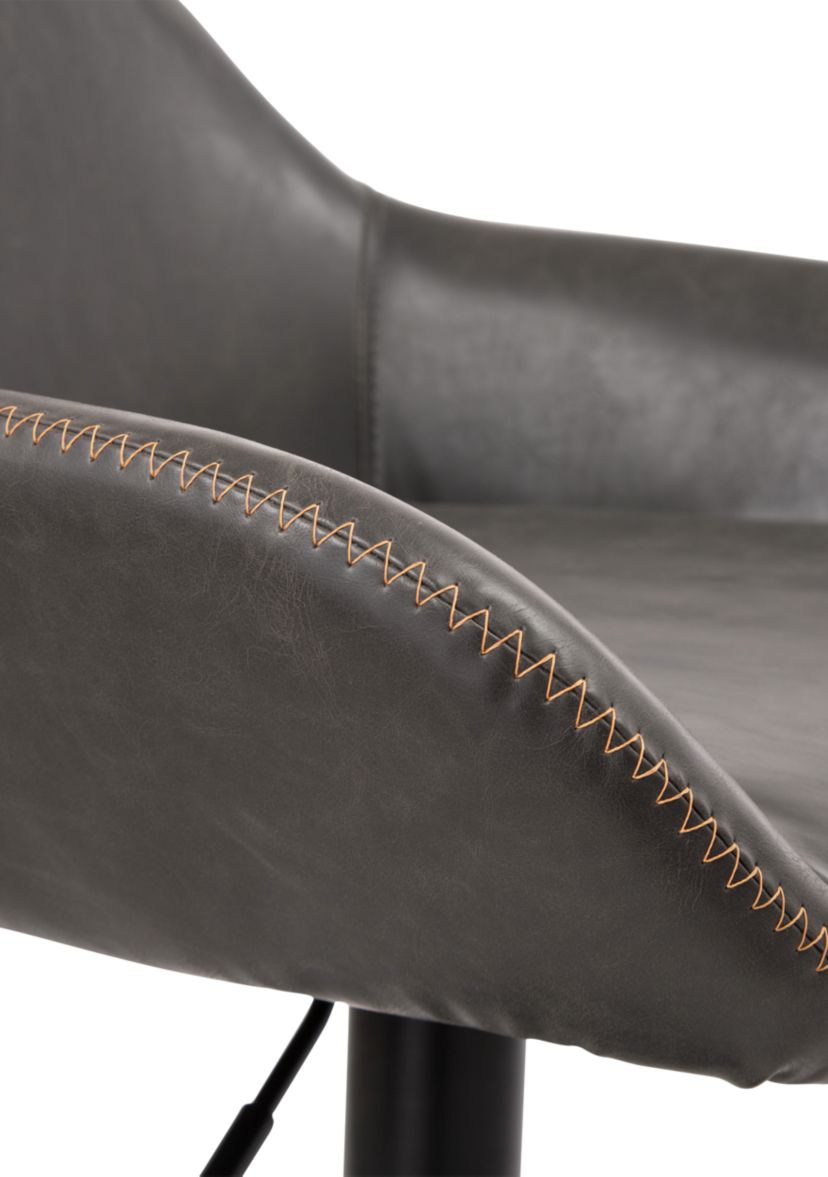 Leatherette Bar Stool, Set of 2