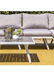 Outdoor Aluminum Sectional Sofa Set with Cushions