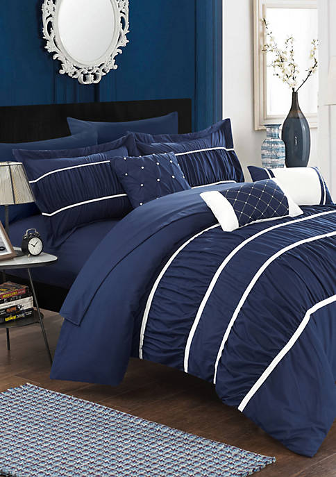 Chic Home Cheryl 10-Piece Complete Bedding Set with