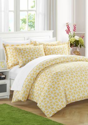 Chic Home Elizabeth Duvet Cover Set Yellow Belk