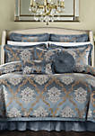 Aubrey 13-Piece Complete Bedding Set with Sheets - Blue