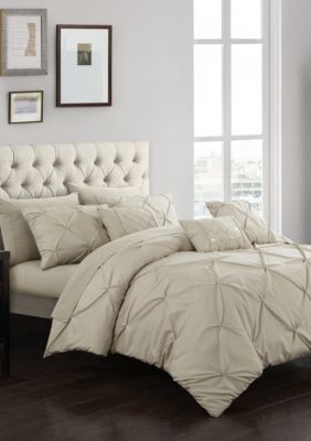 Chic Home Hannah Comforter Set Taupe Belk