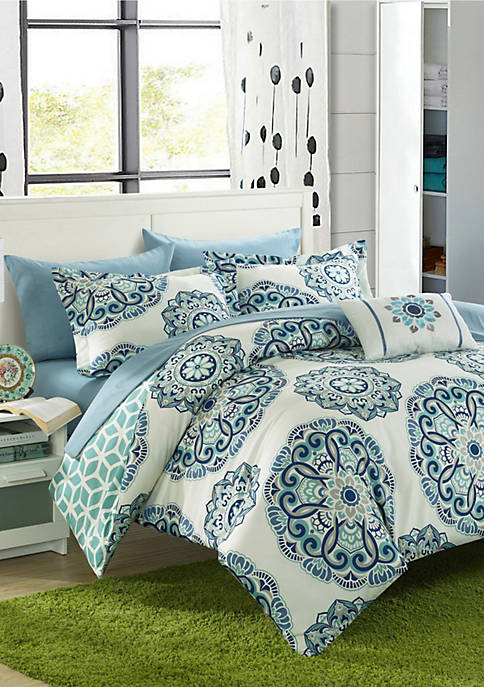 Chic Home Barcelona Complete Comforter Set with Sheets