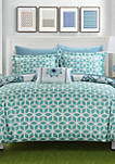 Barcelona Complete Comforter Set with Sheets - Green