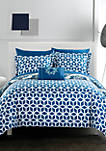 Barcelona Complete Comforter Set with Sheets - Blue