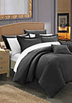 Khaya Complete Bedding Set with Sheets - Black