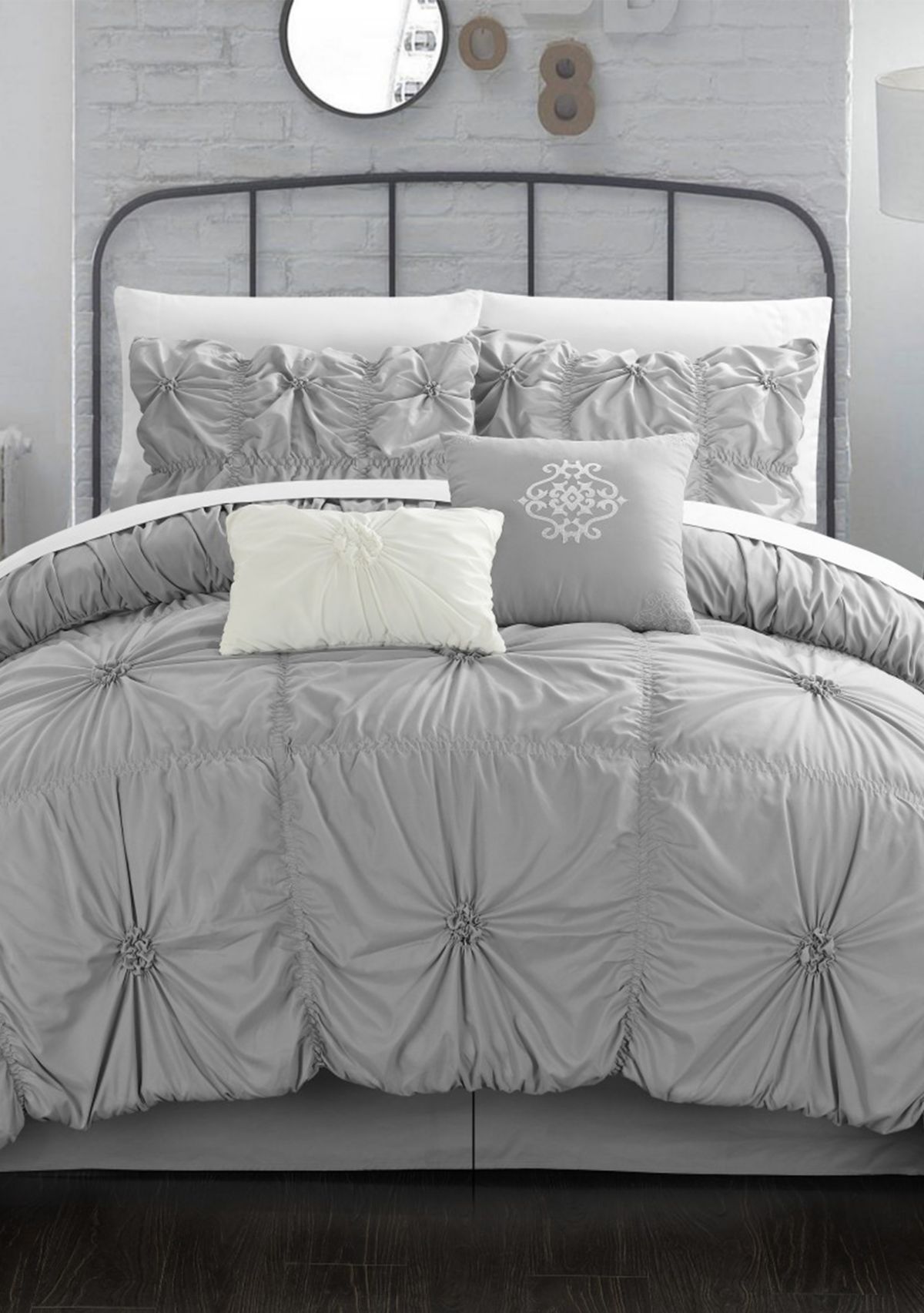 Halpert Comforter Set - Gray