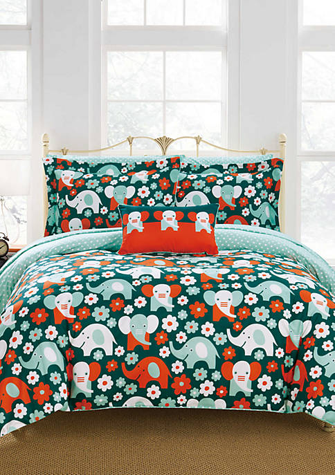 Elephant Reprise Bed In a Bag Comforter Set