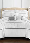 Palermo 7-piece Comforter Set - White
