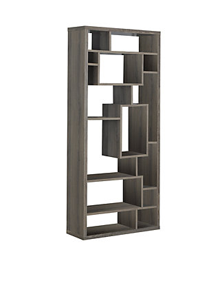 Monarch Specialties Inc Backless, White Backless Bookcase