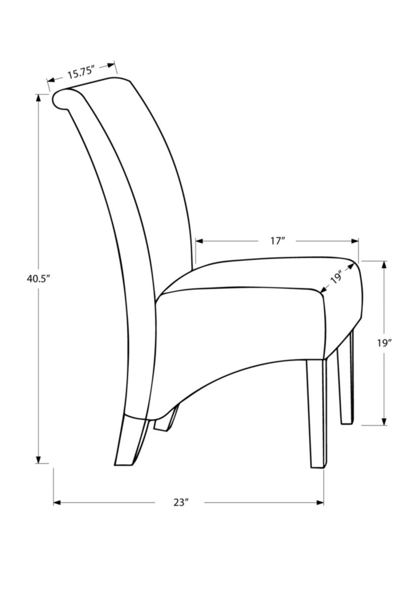 Set of 2 Dining Chair Set