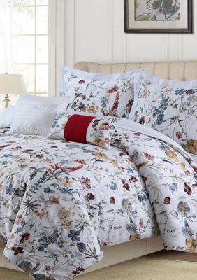 Tribeca Living Amalfi 5 Piece 300 Thread Count Cotton Comforter Set Belk 