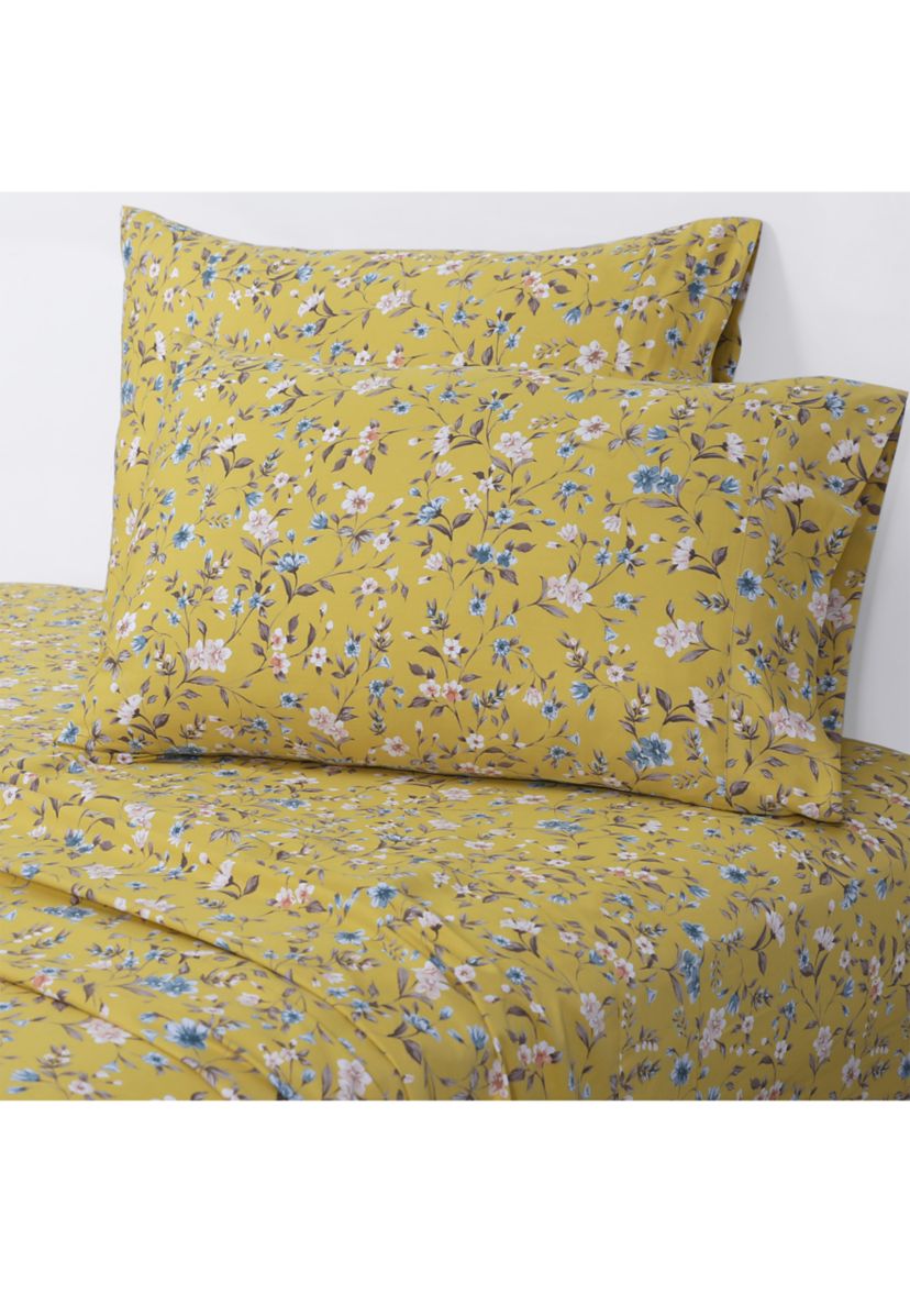 Organic Cotton Sateen 300 Thread Count Deep Pocket Sheet Set