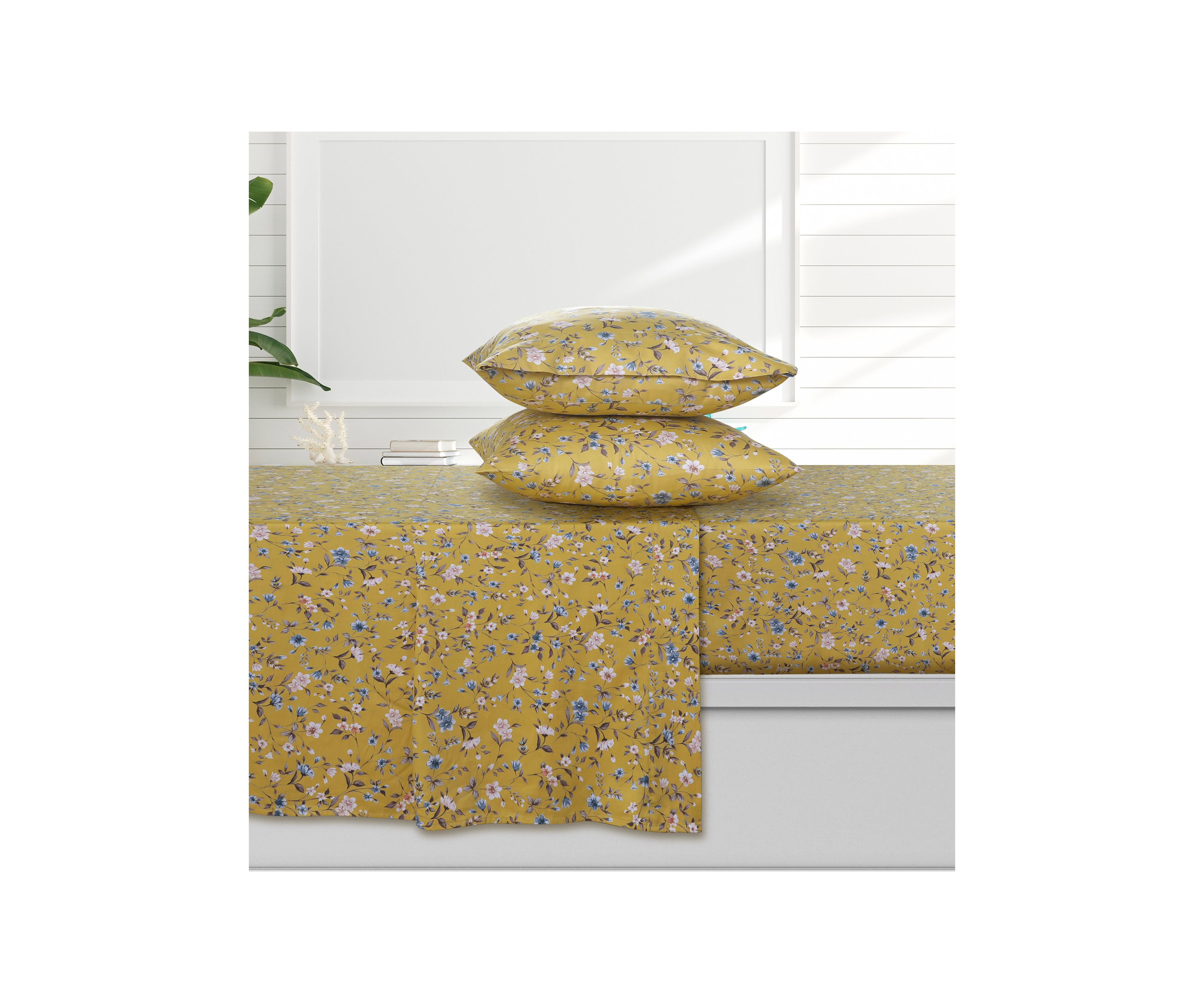 Organic Cotton Sateen 300 Thread Count Deep Pocket Sheet Set