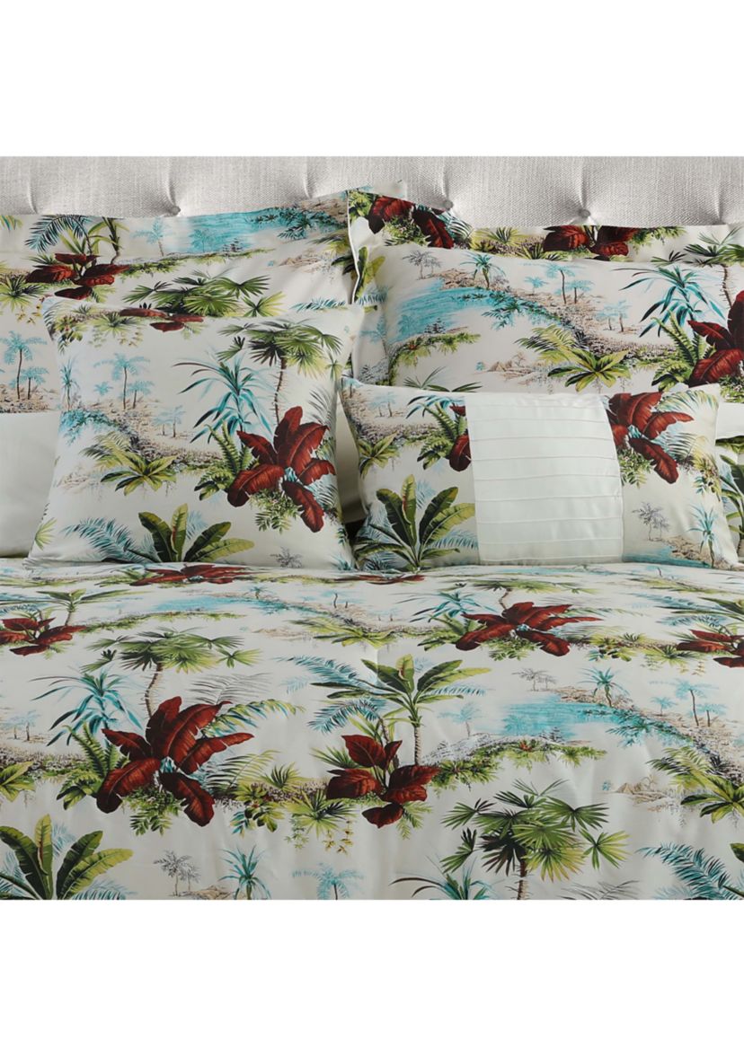 Paradise Island 5 Piece 300 Thread Count Cotton Comforter Set