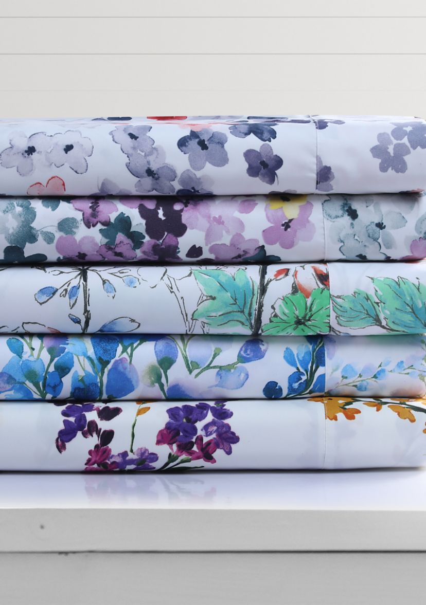 Printed 110 GSM Microfiber Deep Pocket Sheet Set