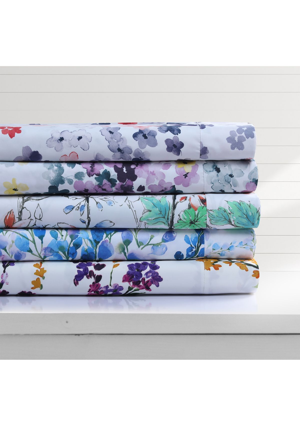 Printed 110 GSM Microfiber Deep Pocket Sheet Set