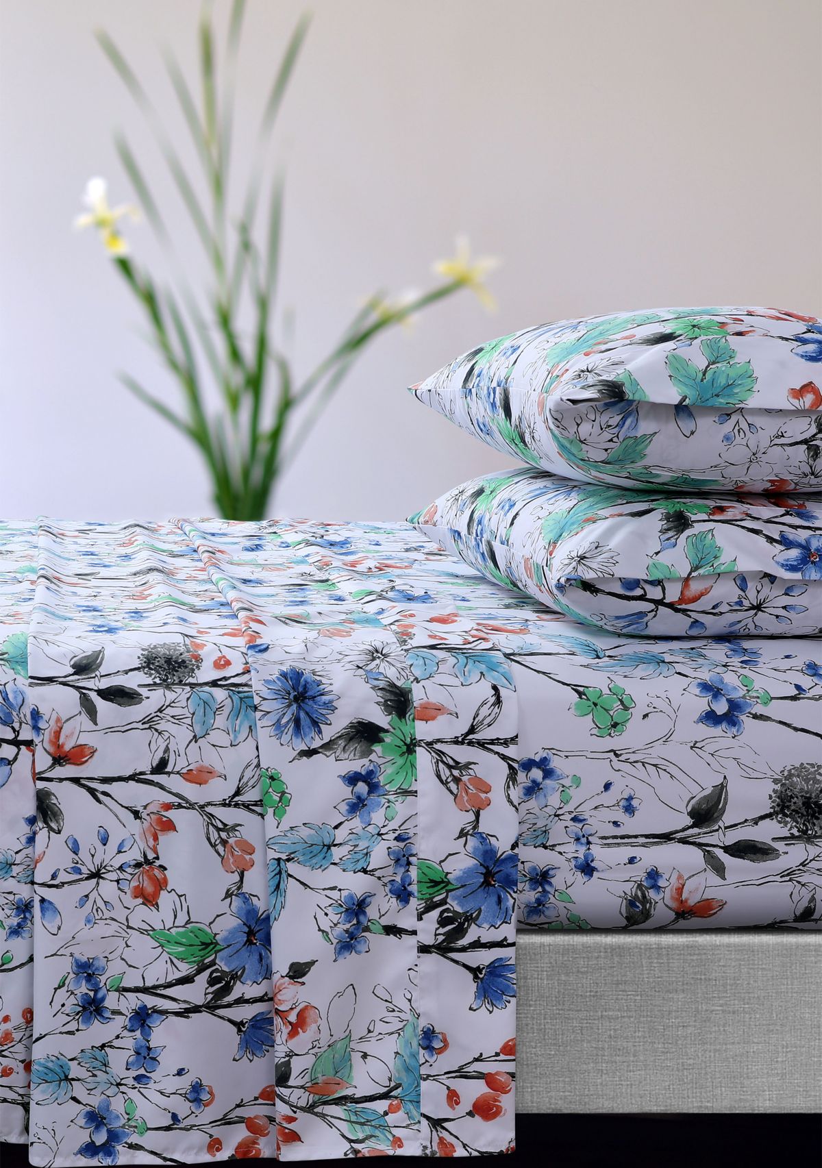 Printed 110 GSM Microfiber Deep Pocket Sheet Set