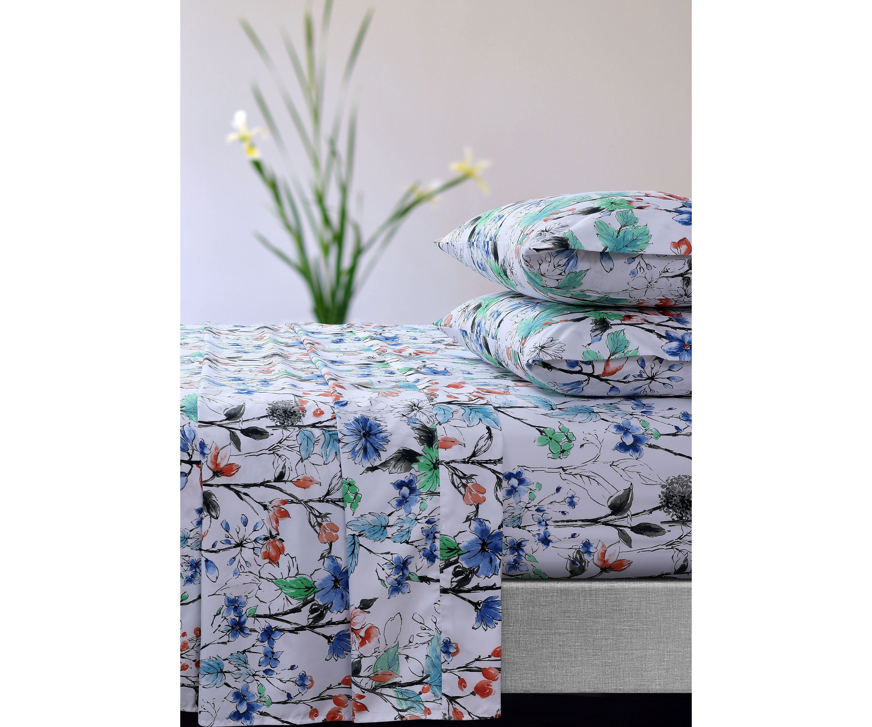 Printed 110 GSM Microfiber Deep Pocket Sheet Set