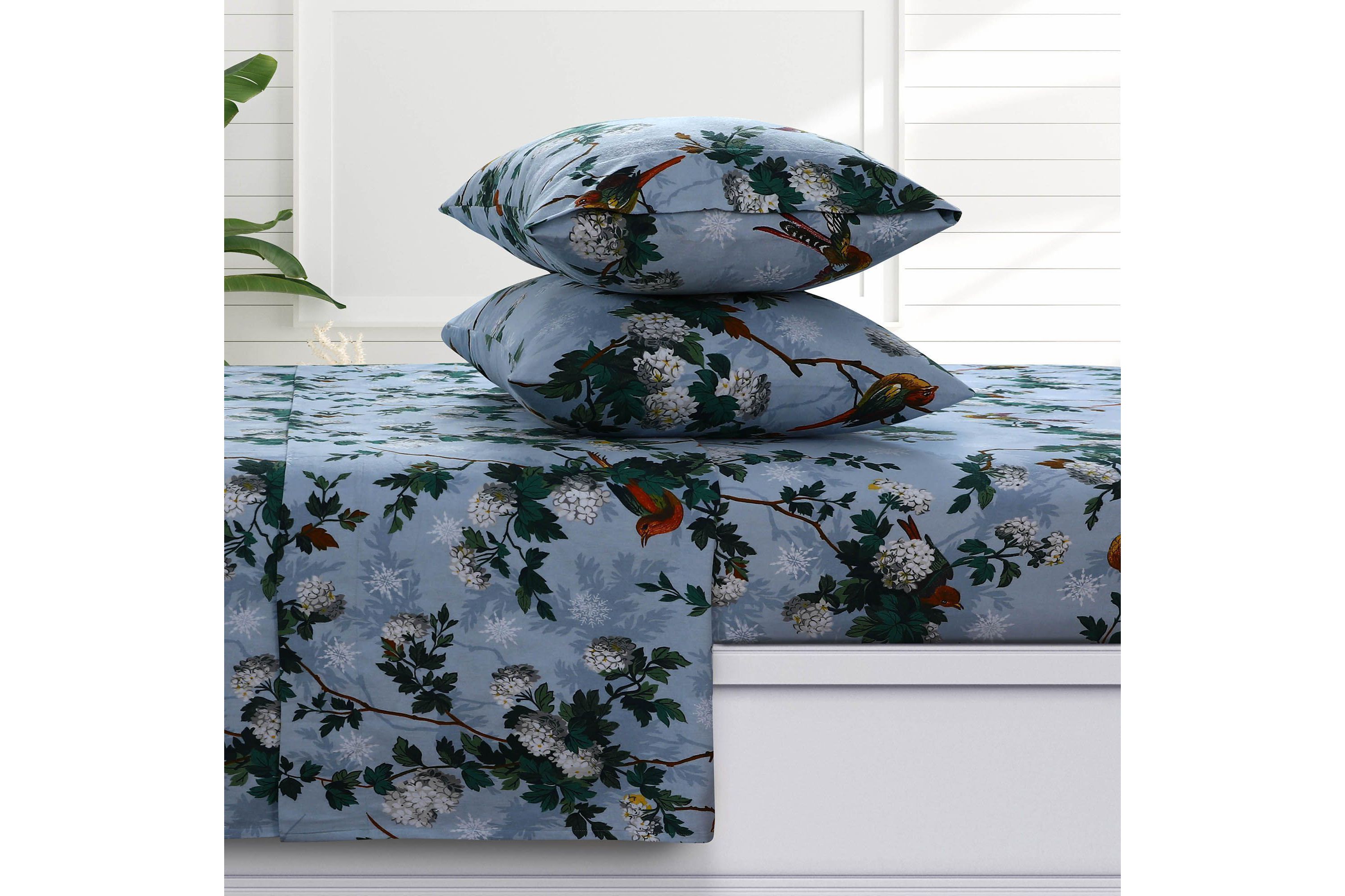 Sofi Paisley 170-GSM Flannel Extra Deep Pocket Sheet Set