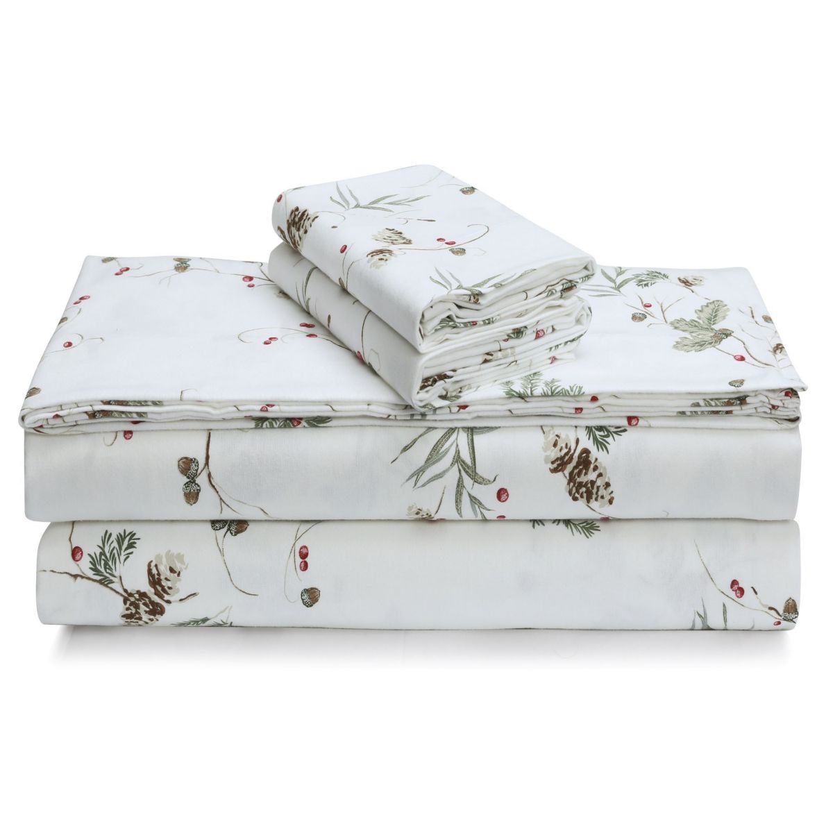 Ava Paisley Portuguese Cotton Flannel Extra Deep Pocket Sheet Set