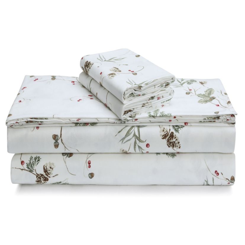 Ava Paisley Portuguese Cotton Flannel Pillowcase Set