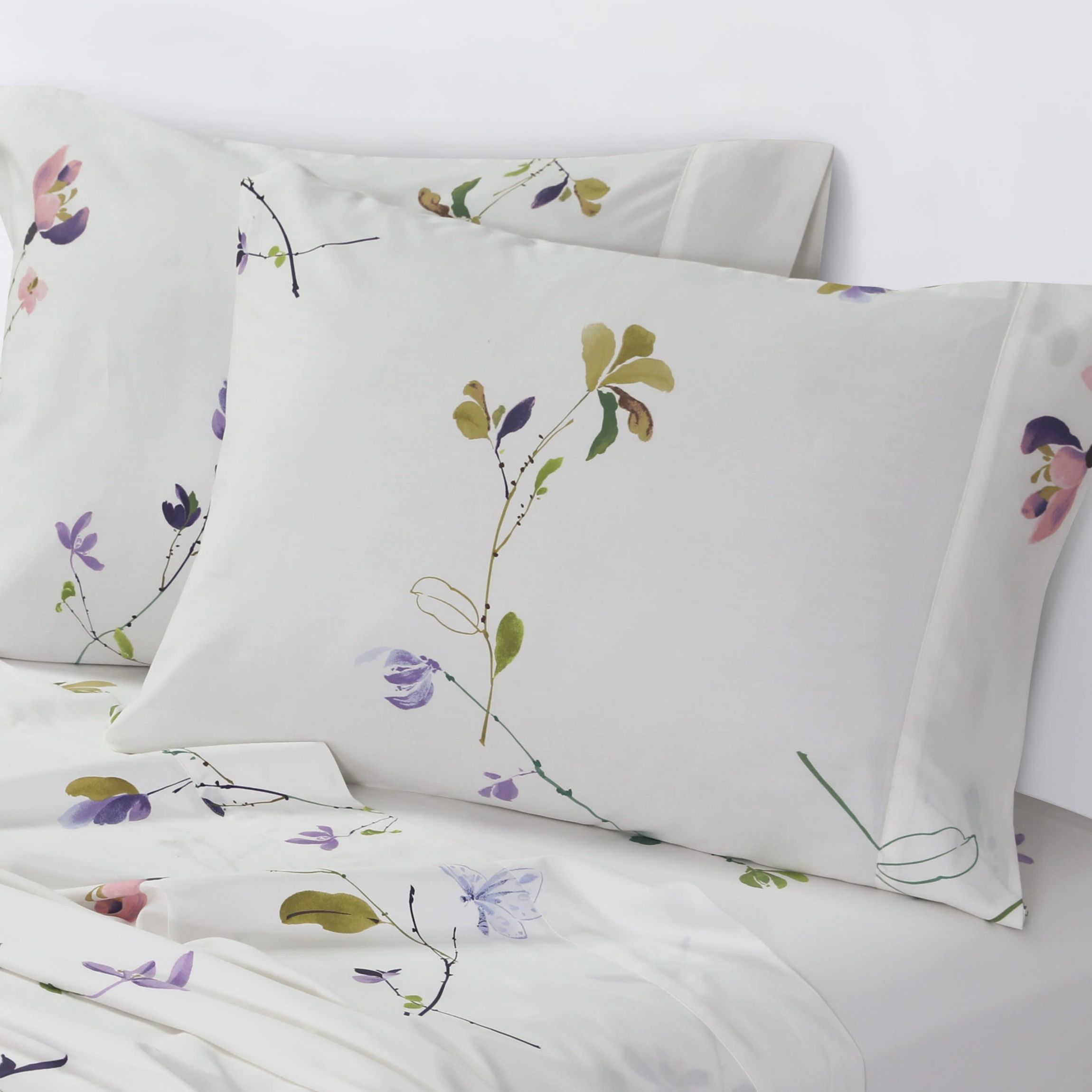 Cristina Organic Cotton 300 Thread Count Cotton Sateen Extra Deep Pocket Sheet Set