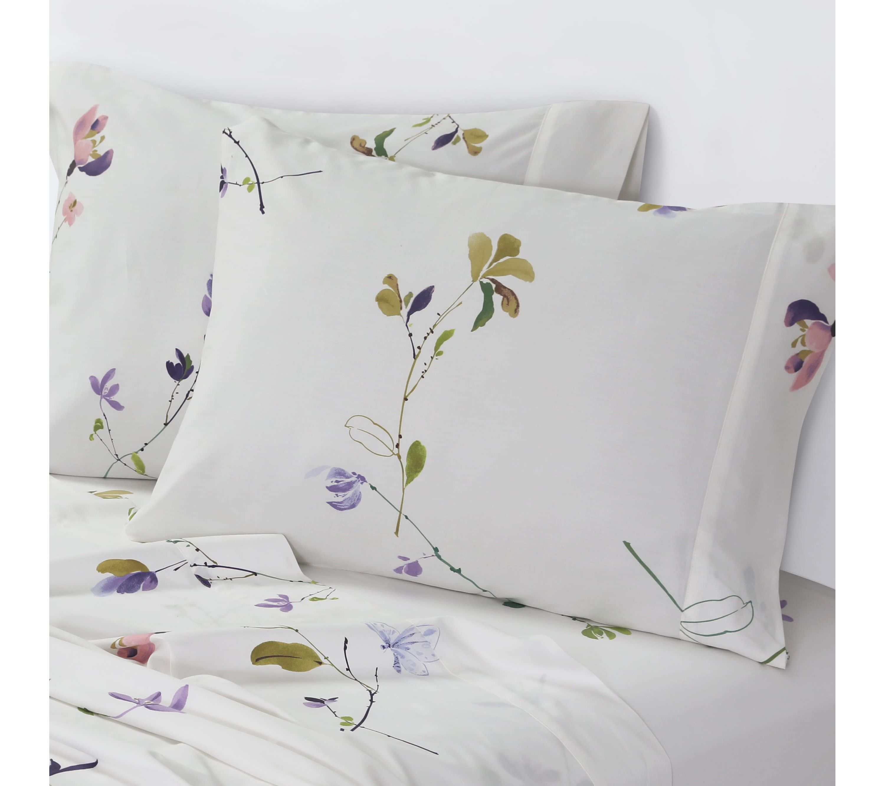 Cristina Organic Cotton 300 Thread Count Cotton Sateen Extra Deep Pocket Sheet Set