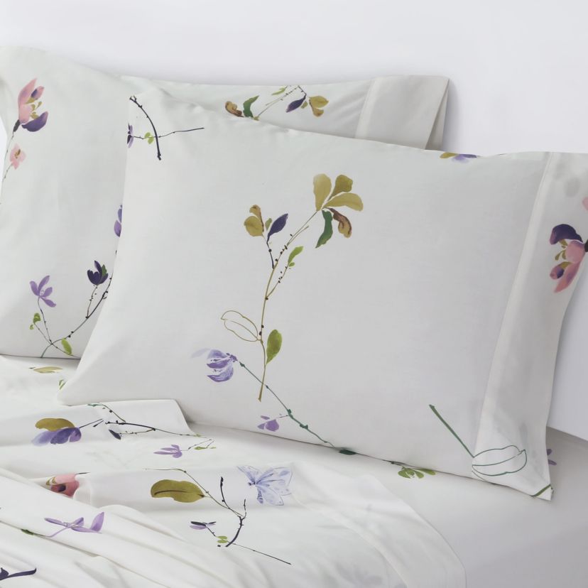 Cristina Organic Cotton 300 Thread Count Cotton Sateen Extra Deep Pocket Sheet Set
