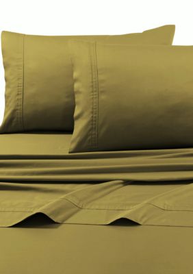 Tribeca Living Set of 2 500 Thread Count Cotton Sateen Pillowcases