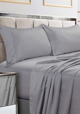 600 Thread Count Egyptian Cotton Sateen 4 Piece Extra Deep Pocket Sheet Set