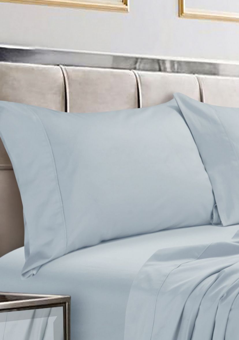 Set of 2 600 Thread Count Egyptian Cotton Sateen Pillowcases