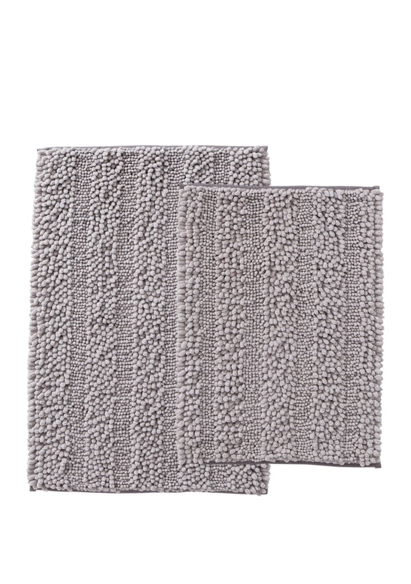 Heathered Noodle 2 Piece Bath Rugs