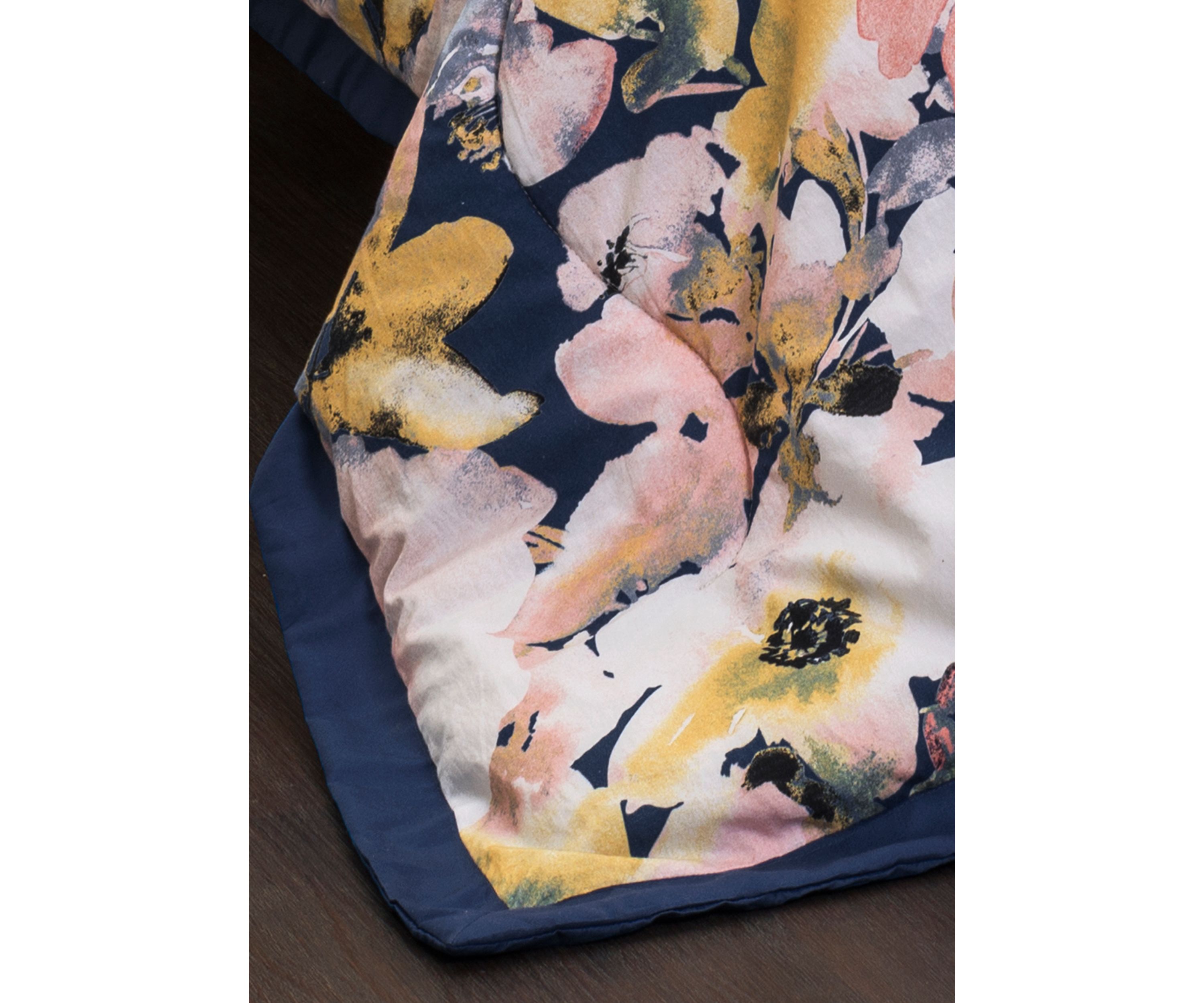 Floral Watercolor Comforter Set 