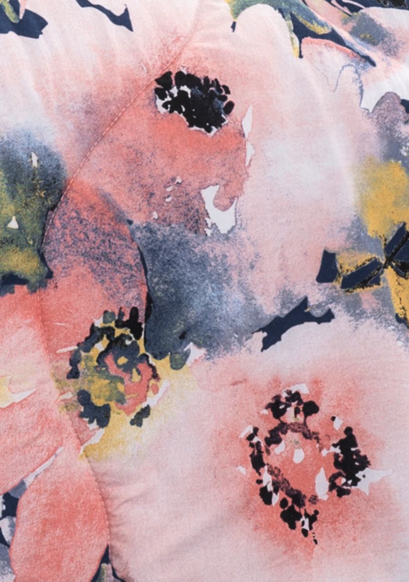 Floral Watercolor Comforter Set 