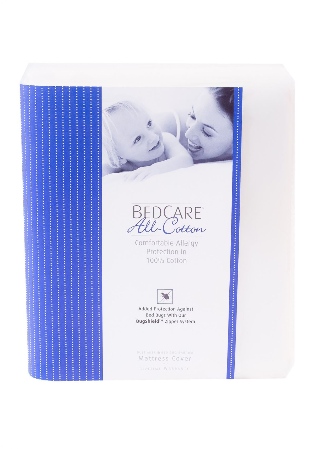 6 in Deep All Cotton Allergy Crib Mattress Cover