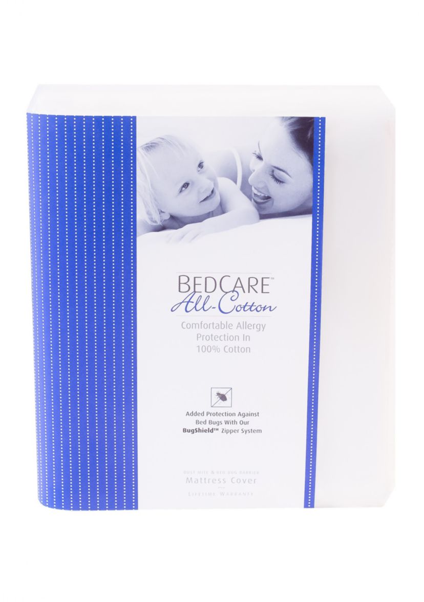 9 in Deep All Cotton Allergy Mattress Cover 