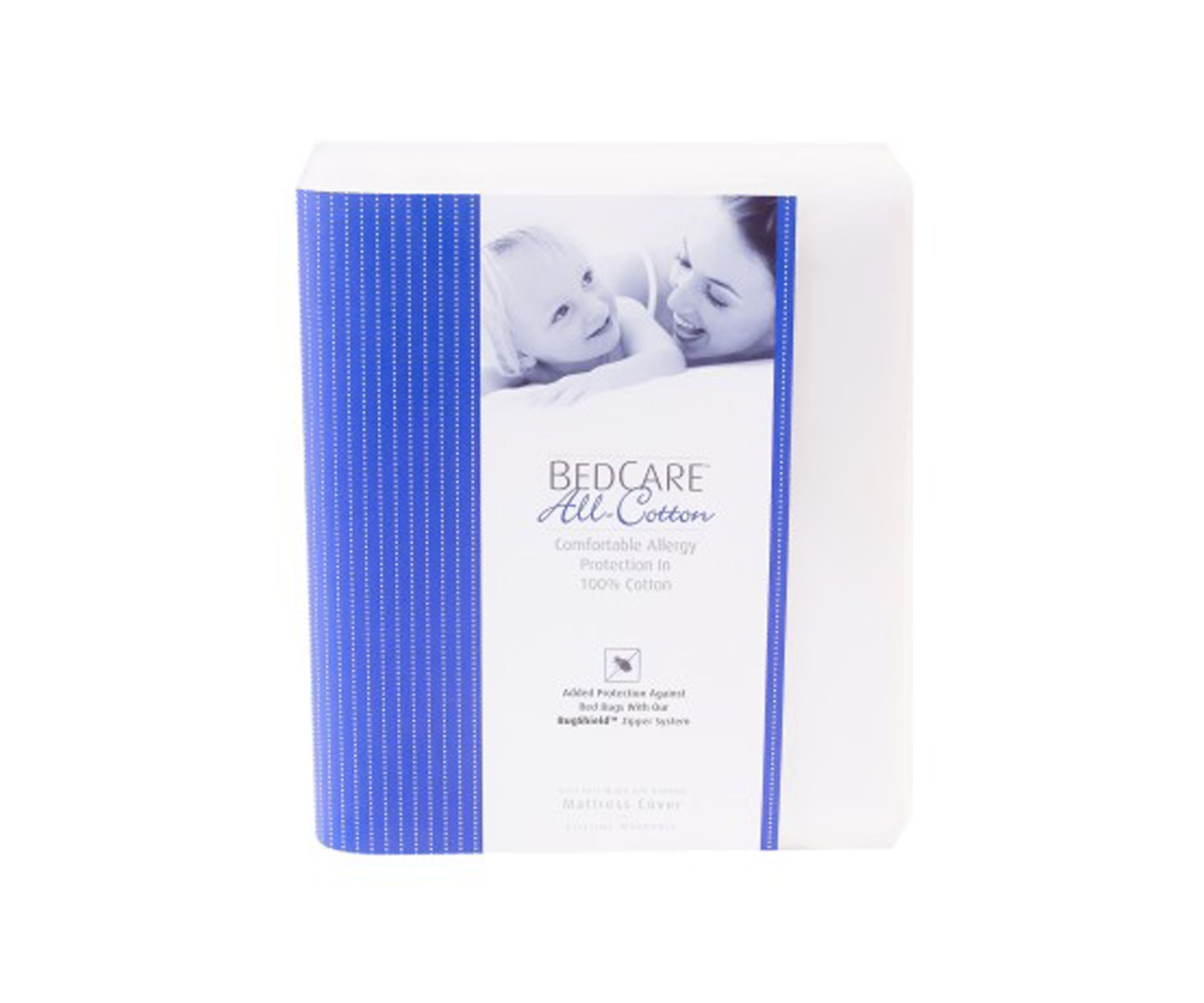 18 in Deep All Cotton Allergy Mattress Cover