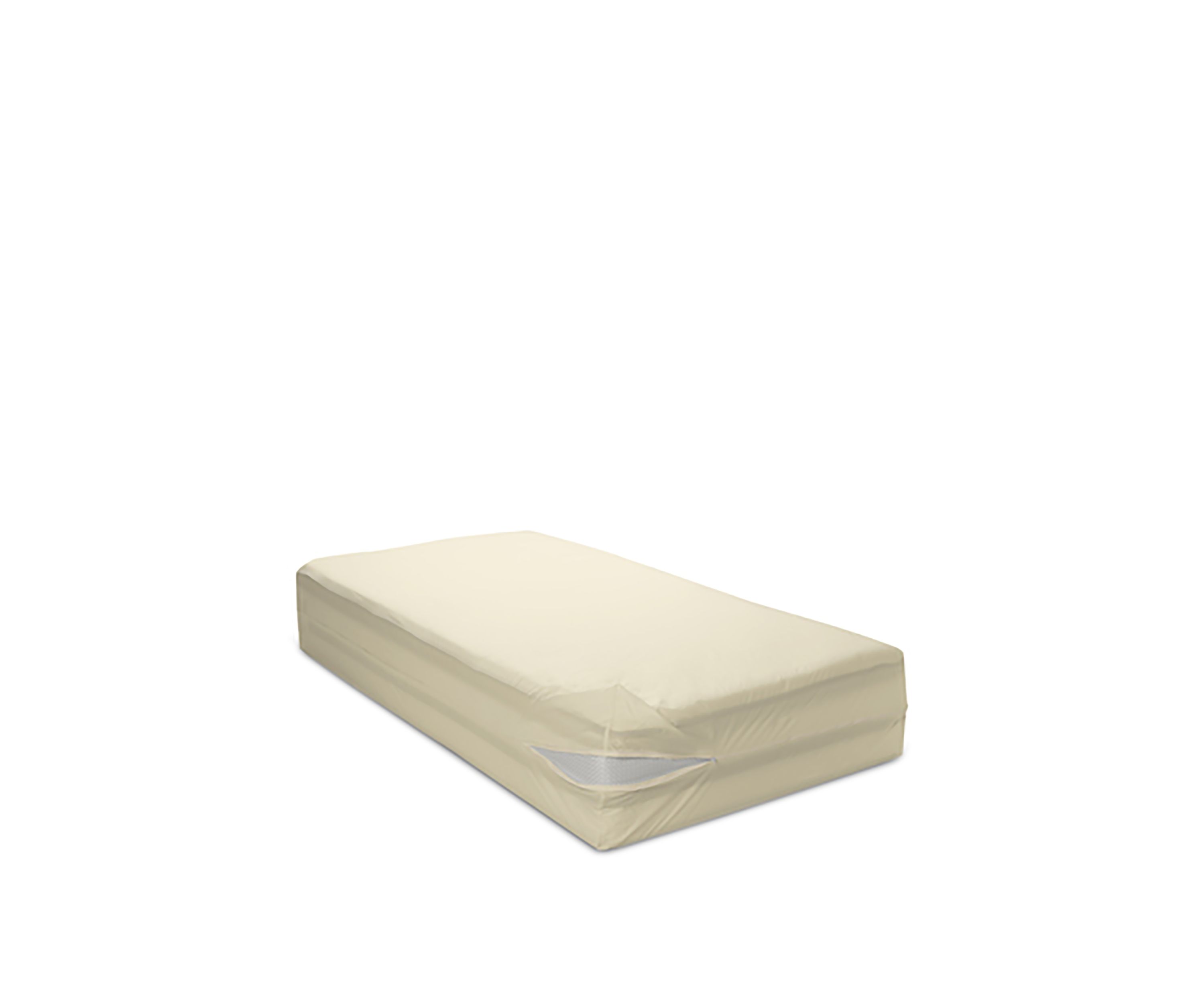 18 in Deep Organic All Cotton Allergy Mattress Cover 