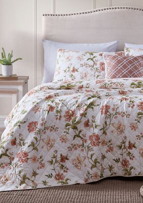 Williamsburg Cherry Blossom 3-Piece Quilt Set