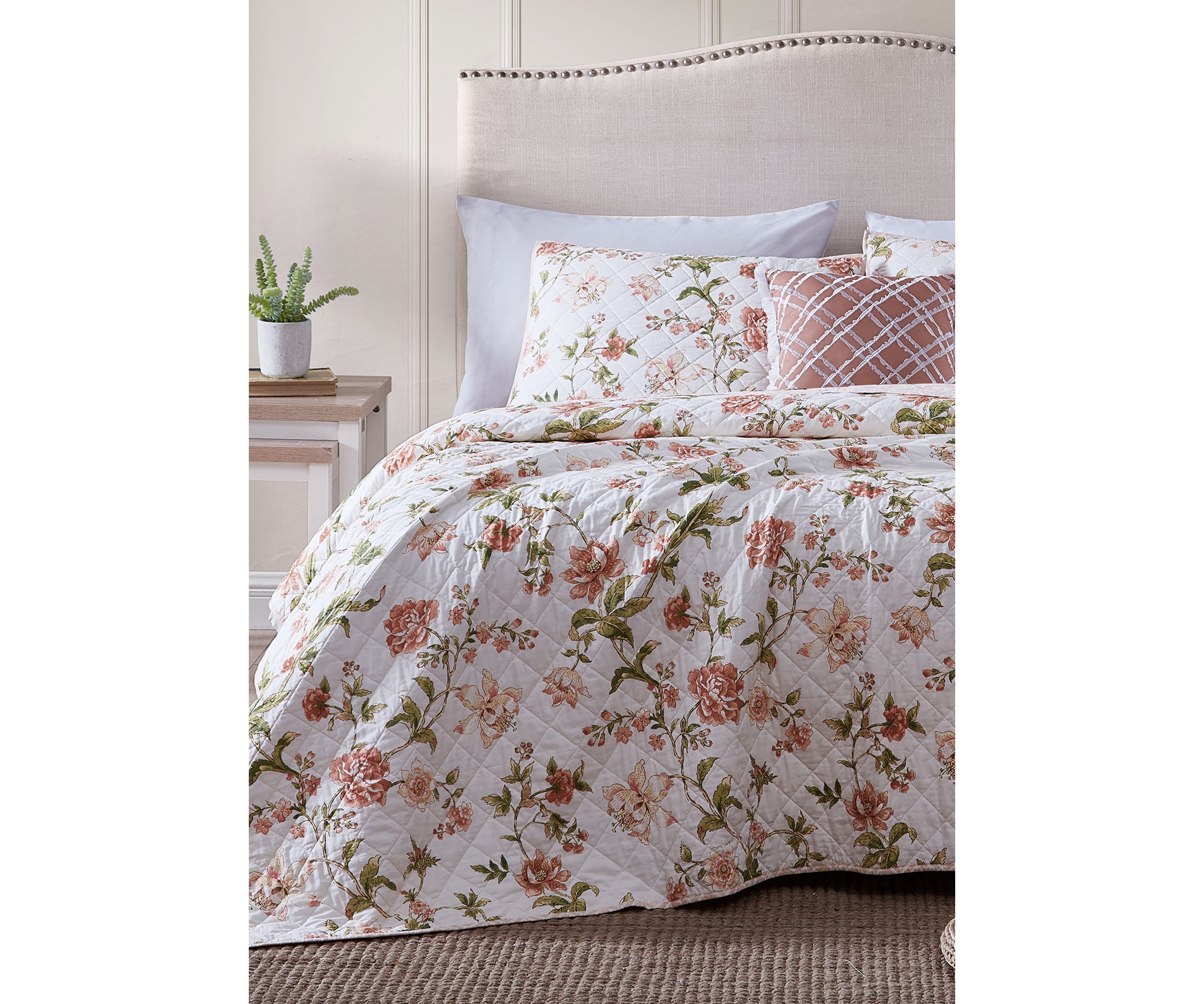  Cherry Blossom 3-Piece Quilt Set