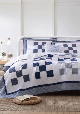Heirloomed Block Checkerboard 3-Piece Quilt Set | Belk