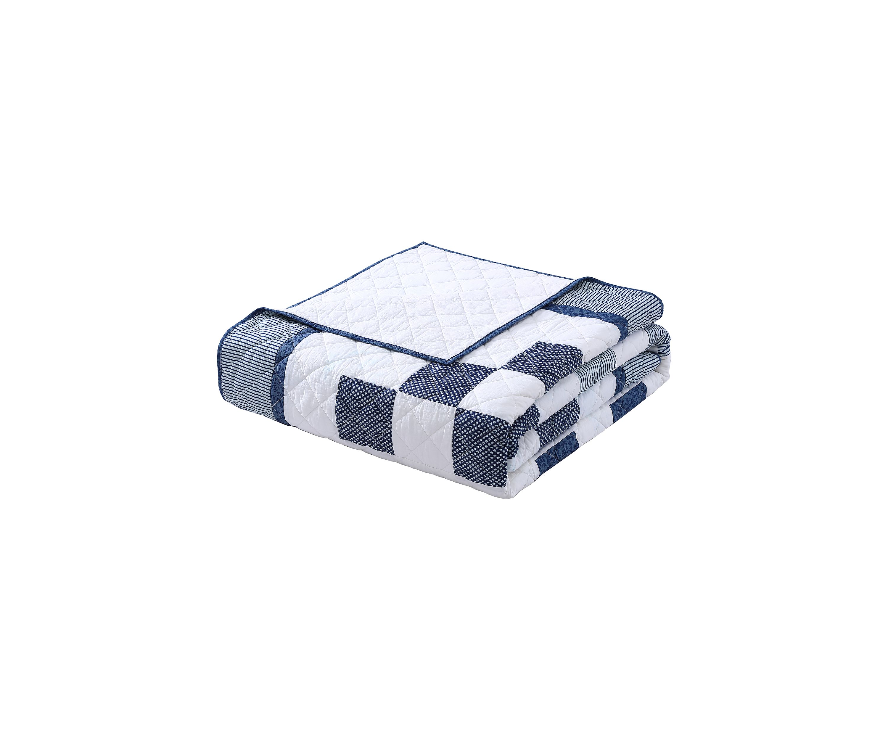 Block Checkerboard 3-Piece Quilt Set