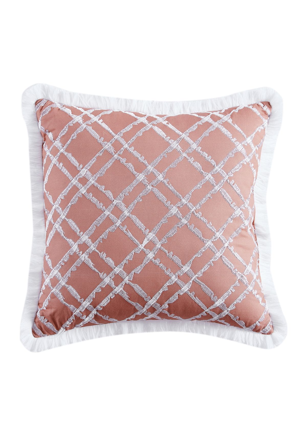 Williamsburg Cherry Blossom 16 in x 16 in Decorative Pillow 