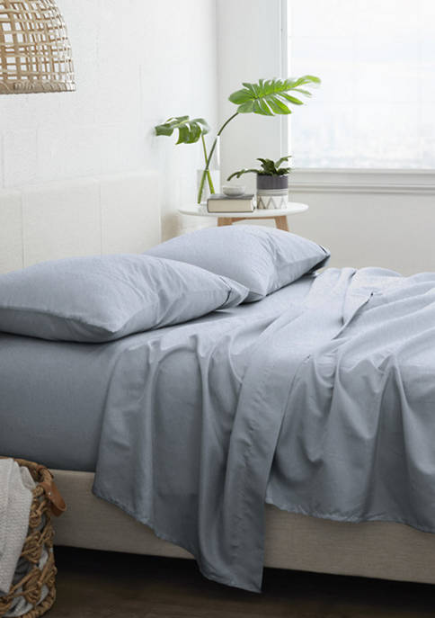 Premium 4 Piece Ultra Soft Flannel Bed Sheet Set