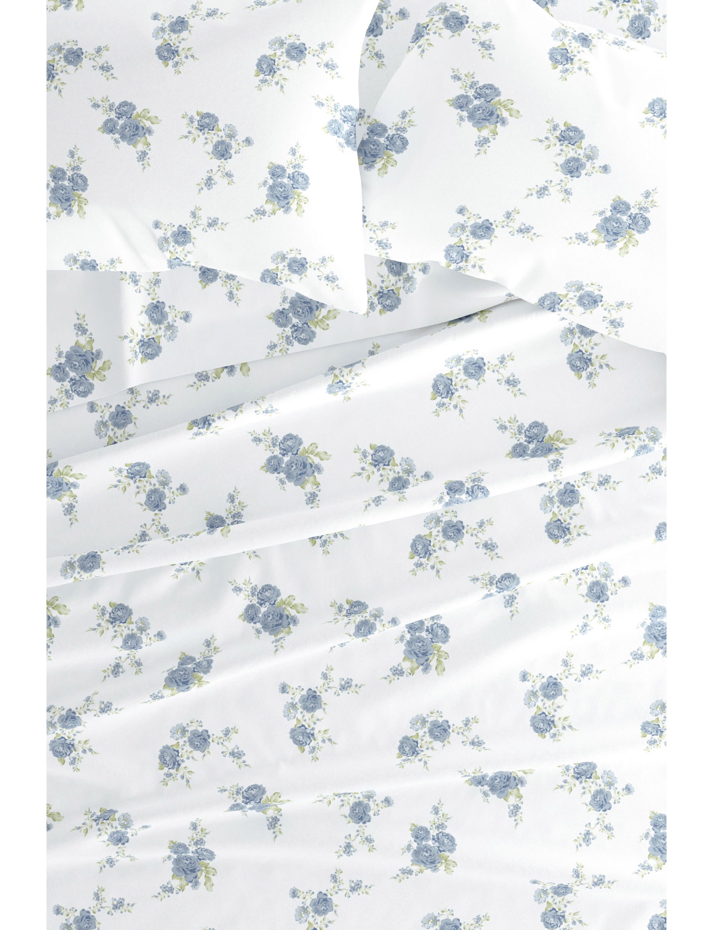 Sheet Set 4-Piece 100% Cotton Flannel Patterned Super Soft Bedding